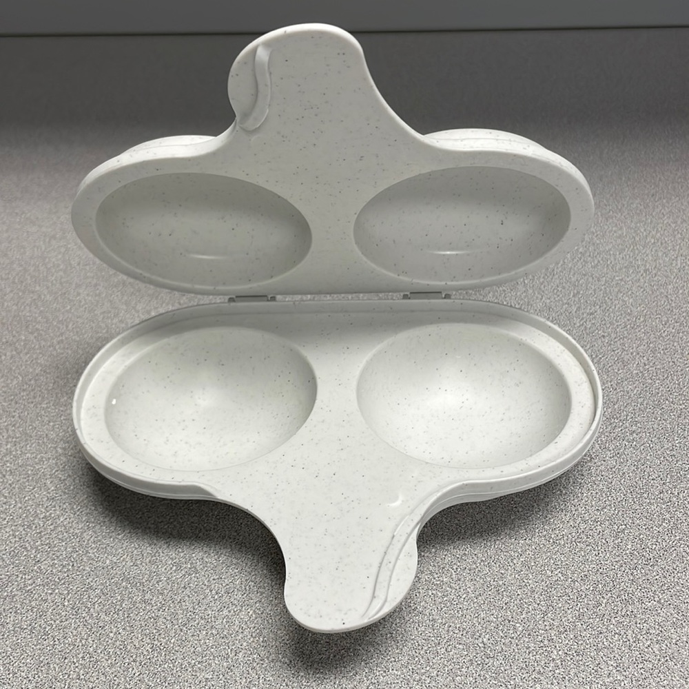 Microwave Egg Cooker by Nordic Ware. Fits two eggs